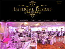 Tablet Screenshot of imperialdesserts.com